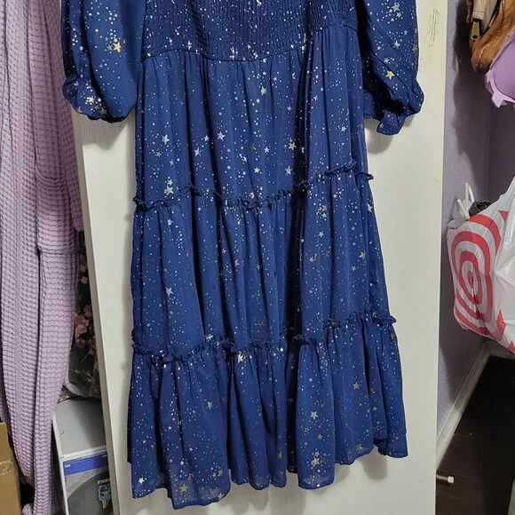 Ivy City Co Starry Night Dress 5x - Picture 2 of 3